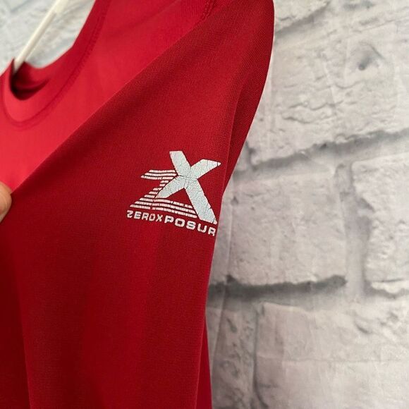 Zeroxposur ZX-Drinfit Longsleeve Crewneck Athletic Shirt  Sz 8 - Picture 4 of 7